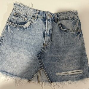 ZARA DENIM SKIRT